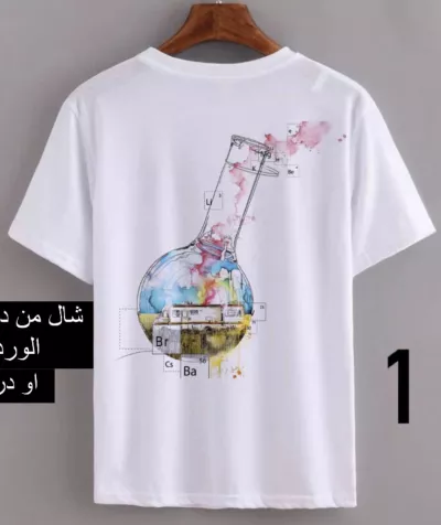 تصميم افكار لطباعتها على التيشيرتات وحسب  رغبة العميل