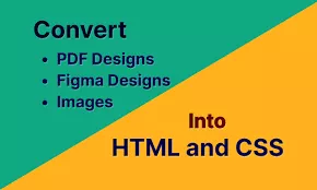تحويل تصميم ux أو psd الى موقع html -css -js- bootstrap